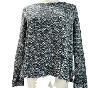 Zara Trafaluc Long Sleeve Speckled Knit Pullover Top Size S